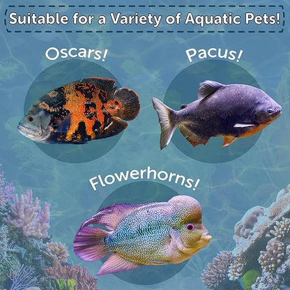 Aquatic Foods Inc. Crickets, Freeze Dried Crickets for Large Tropical Fish, Monster Fish, Reptiles, Turtles, Tortoises, Frogs, Hamsters, Birds, Rodents 3oz Canister