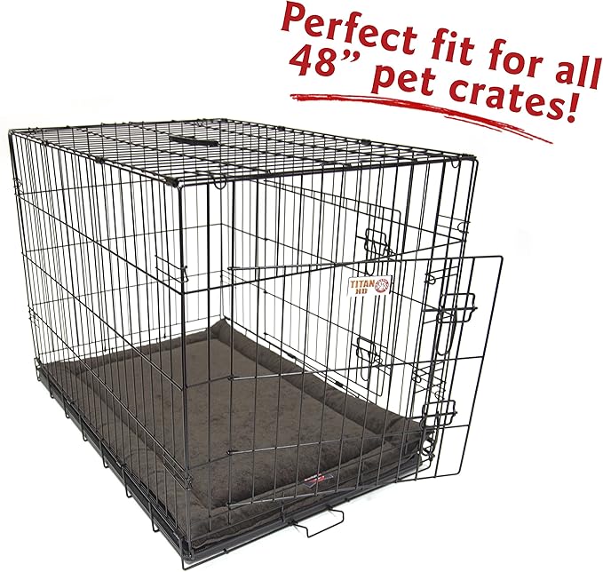 48" Villa Storm Gray Crate Dog Bed Mat By Majestic Pet Products