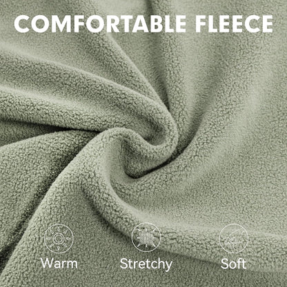 cyeollo Fleece Dog Sweater, Turtleneck Dog Sweatshirt Stretchy Pullover Fleece Vest Warm Winter Fall Clothes for Small Dogs Boy Pet Apparel, Green L