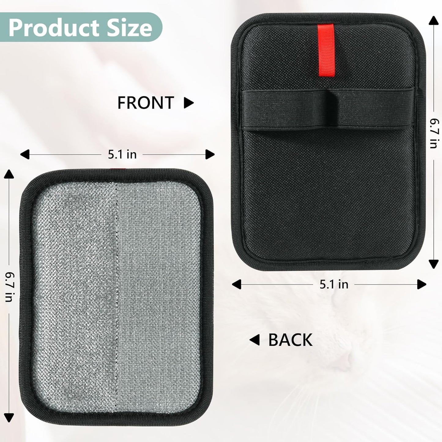 Pet Hair Removal Glove - Reusable Electrostatic Dog/Cat Hair Remover Mitt & Pet Grooming Gloves for Couch, Carpet, Furniture - Upgraded Electrostatic Dog Hair Glove Tool (1 PC)