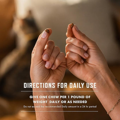 Rocco & Roxie Allergy Relief for Cats, Cat Supplements & Vitamins, Probiotics to Support Gut Health, Fish Oil for Skin, Sneezing and Itching from Seasonal Allergies, Tart Cherry Immune System Support