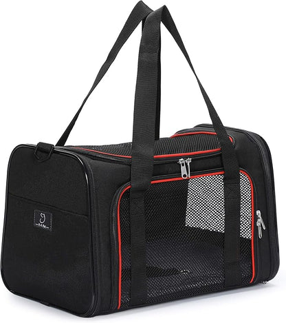 A4Pet Airline Approved Cat Carrier Dog Carriers, Soft-Sided Portable Pet Travel Washable Carrier for Puppy