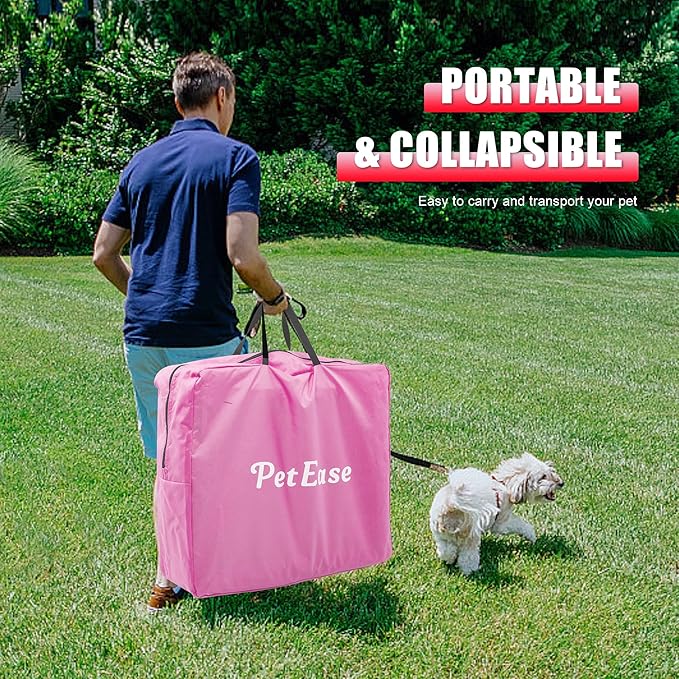 Huge Sapce Double Compartment Cat Travel Carrier with Litter Box & Homack | Cat Show Kennel Cage Crate with Mat & Water Bottle