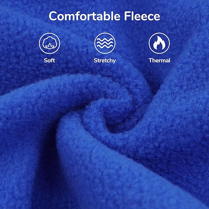 PUMYPOREITY Fleece Sphynx Cat Clothes, Warm Thick Cat Sweater, Soft Winter Coat for Hairless Cats, Cold Weather Pet Sweater for Dogs and Cats, Dark Blue, 2XL