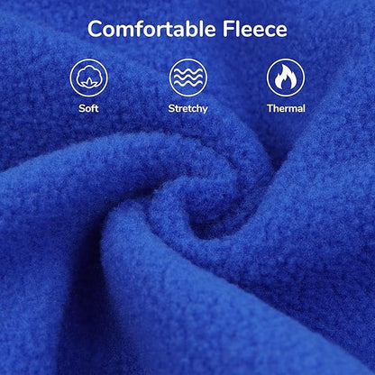 PUMYPOREITY Fleece Sphynx Cat Clothes, Warm Thick Cat Sweater, Soft Winter Coat for Hairless Cats, Cold Weather Pet Sweater for Dogs and Cats, Dark Blue, 2XL