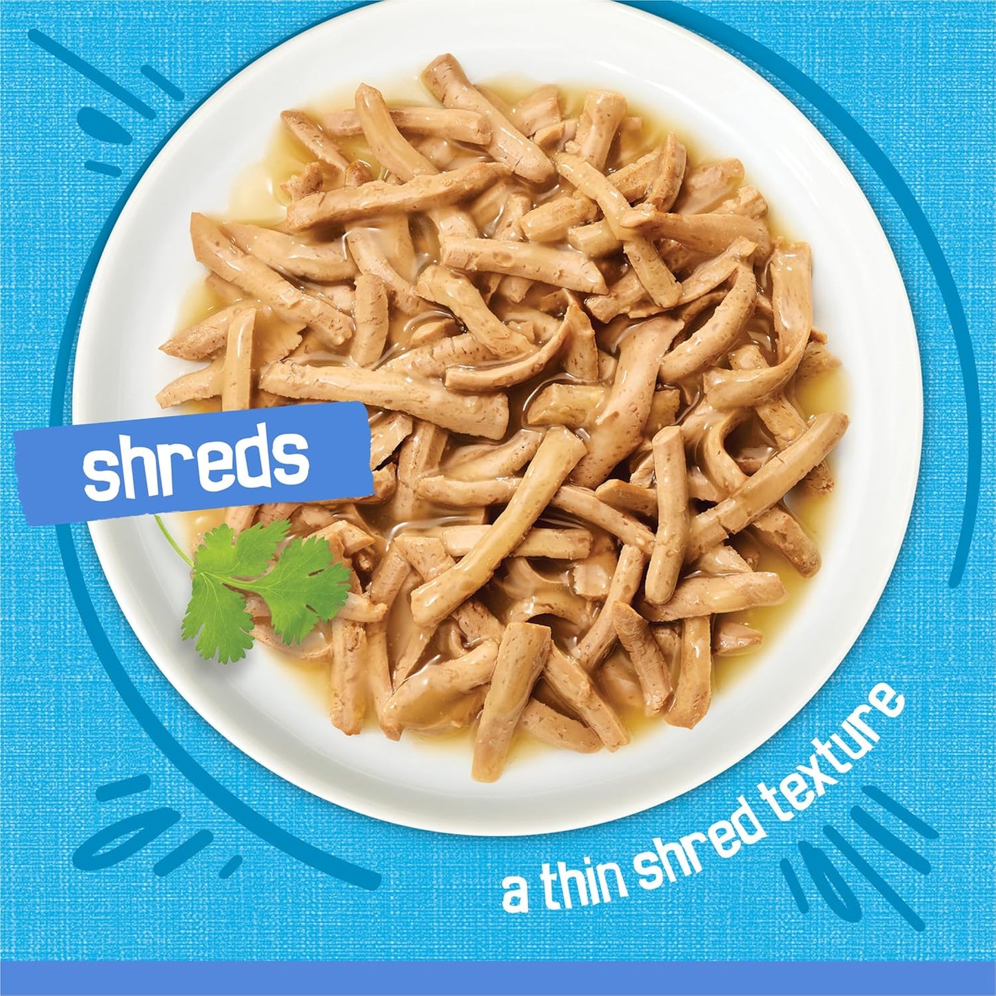 Purina Friskies Shreds With Ocean Whitefish and Tuna in Sauce Wet Cat Food - (Pack of 24) 5.5 oz. Cans