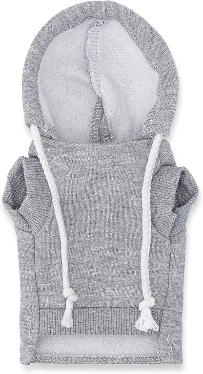 Gray Ferret Sweater, Harness, and Leash Set - Clothes for Small Pets - Ferret Stuff and Accessories - Hoodies for Ferrets - Small Pet Accessories