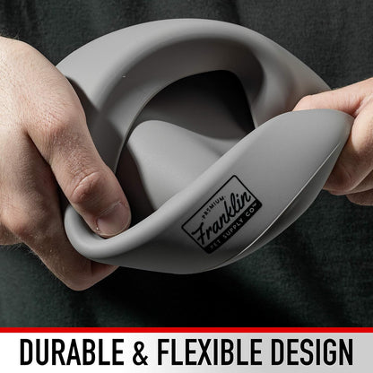 Franklin Sports Spill Proof Portable Pet Bowl For Cars - No Splash Travel Water + Food Dish for Dogs + Cats - 16 oz. - BPA Free,White , Gray