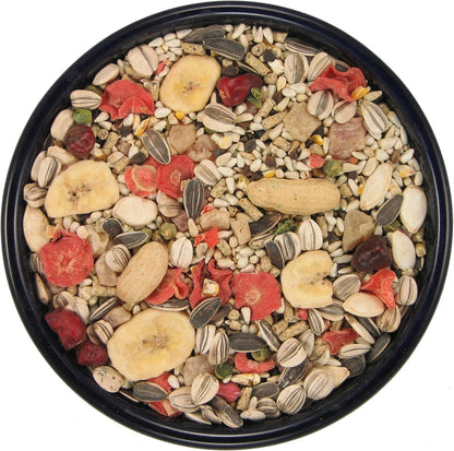SLEEK & SASSY Garden Large Hookbill Parrot Food for Large Conures, Amazons, African Greys, Cockatoos, Pionus-Parrots & Small Macaws (40 lbs.)