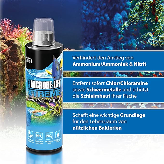 MICROBE-LIFT XTA16 Xtreme Water Conditioner Treatment for Aquariums and Fish Tanks, 16 Ounces