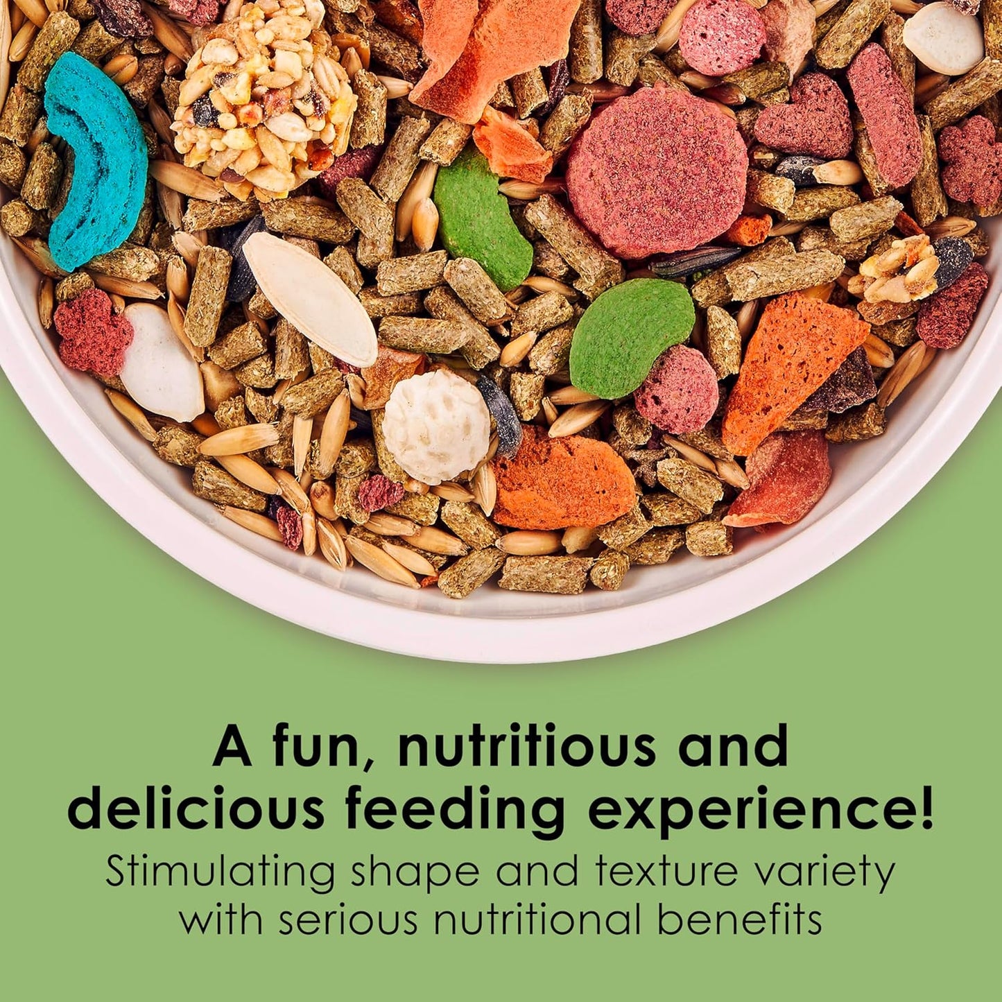 Kaytee Fiesta Rabbit Food, Nutritious and Fun Blend, Supports Dental Health and Digestion, 3.5 pounds