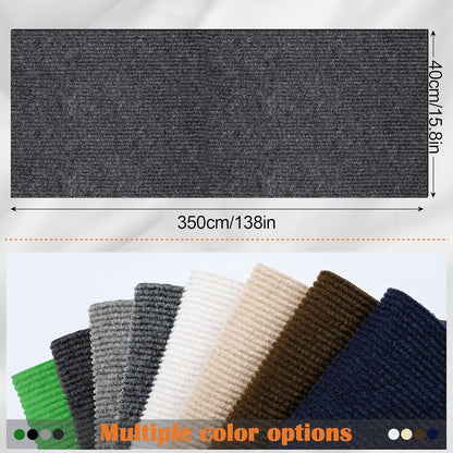 Cat Scratch Furniture Protector - 138" x 15.8" Trimmable Self-Adhesive Cats Claws Scratch Pads, DIY Cat Climbing Couch Protector for Scratch Post Cat Tree Replacement Indoor (Dark Gray)