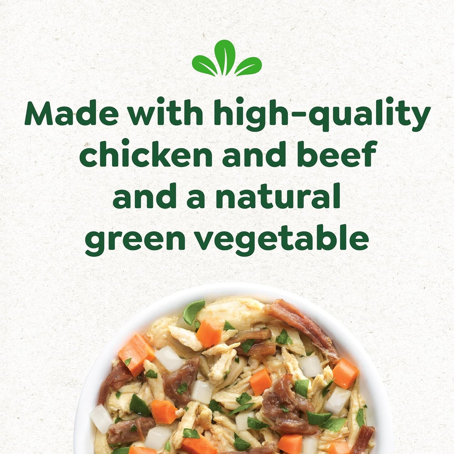 Greenies Smart Topper High Protein Wet Mix-in for Dogs, Chicken, Beef, Sweet Potatoes, Potatoes & Spinach Recipe in Vitabroth Broth- Bone Broth + Vitamins E & B1, 10 Count