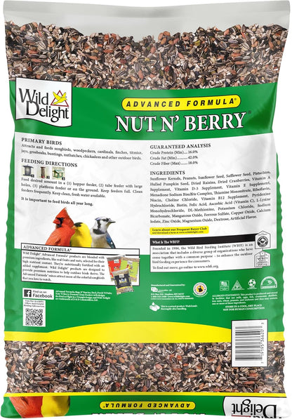 Wild Delight 366200 20-Pound Nut N-Berry Birdfood, 20 lb