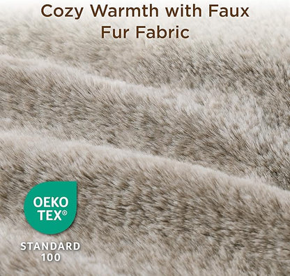 Bedsure Self Warming Cat Bed, Extra Warm Self Heating Pad for Cats & Dogs, Anti-Slip Small Thermal Pet Mat Indoor with Removable Washable Cover, 24" x 18", Brown