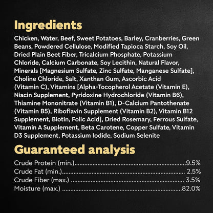 Cesar Warm Bowls Wet Dog Food Chicken & Beef Entree with Vegetables Entrée, 2.7 oz. Trays (10 Count, Pack of 1)