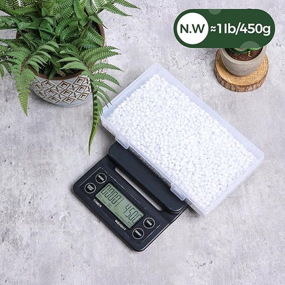 T4U Tumbled Chips Stones Crushed White Gravels 1 LB, Irregular Shaped Natural Rock Pebbles, DIY Polished Rocks for Potted Plant,Bonsai,Vase Fillers Aquarium Decoration, Aquarium Gravel Rocks