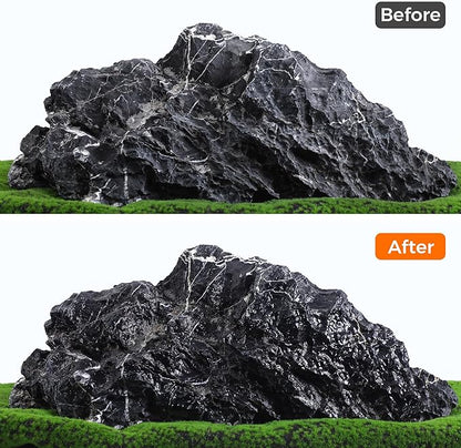 22-24 Inches Natural Seiryu Stone 1 PCS Ultra Large Aquarium Rocks for Aquascaping, Aquarium Landscaping, Terrariums, Fish Tank Decoration, Vivariums, Paludarium, Amphibian Enclosures