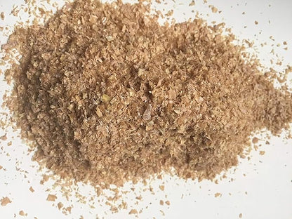 BadAssBugs™ 2lb Premium Wheat Bran Mealworm Superworm Bedding | Organic Food 100% Natural Protein Source for Insects