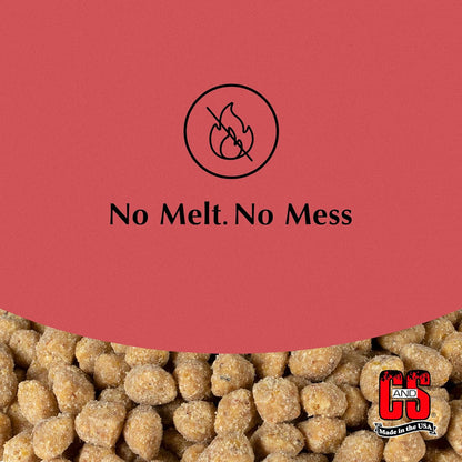 C&S Peanut Suet Nuggets, Outdoor Wild Bird Food for Nuthatches, Woodpeckers and Chickadees, 27 Ounces