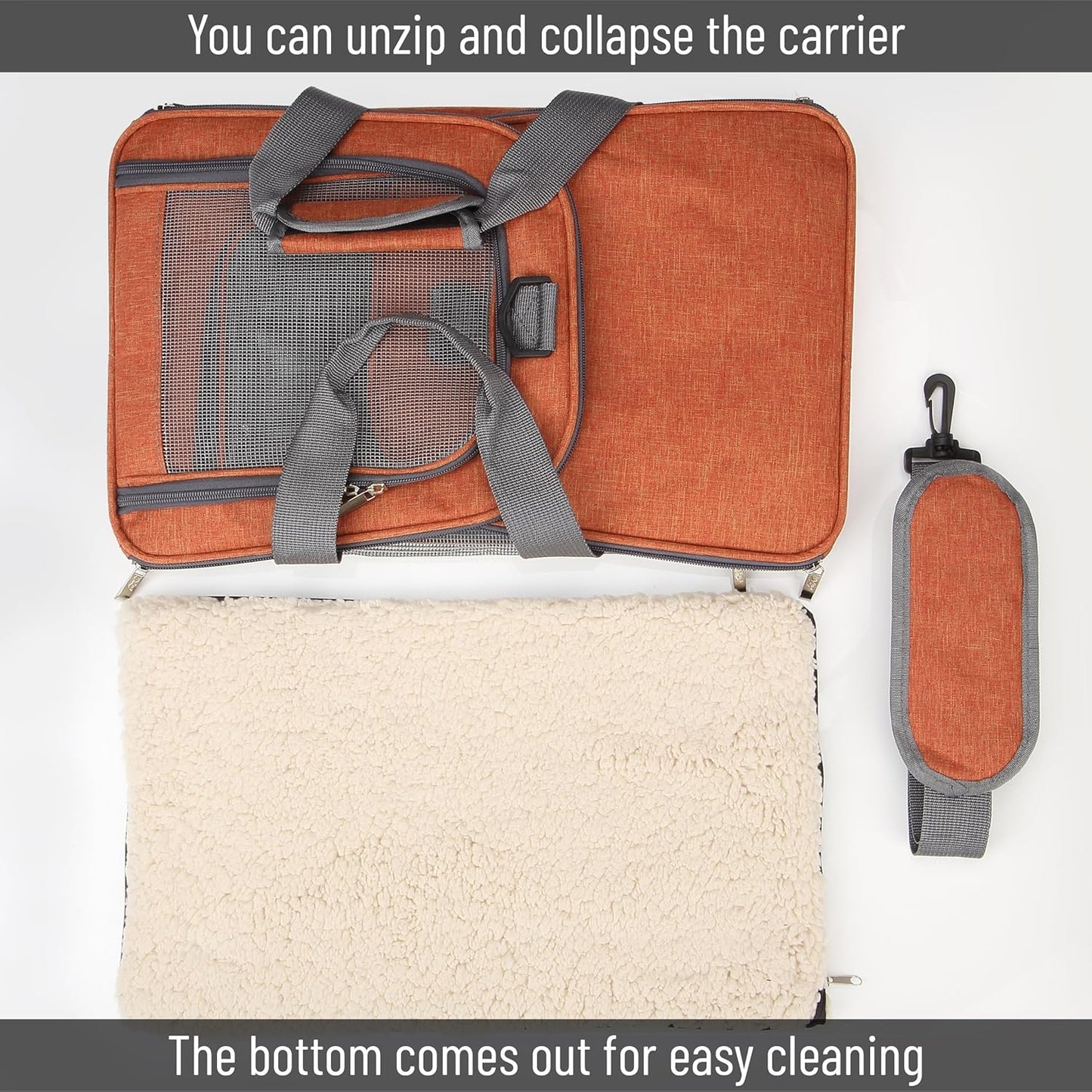 Mr. Pen Pet Carrier - Soft-Sided for Cats & Dogs, Bag & Travel Carrier