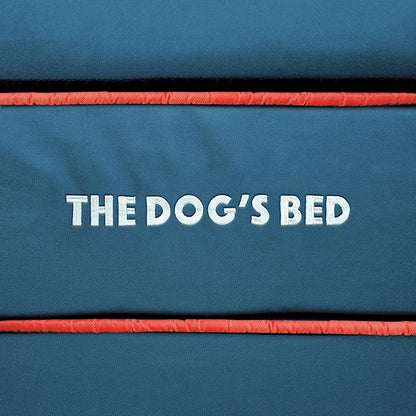 The Dog’s Bed Orthopedic Memory Foam Dog Bed, Small Blue/Red, Pain Relief for Arthritis, Hip & Elbow Dysplasia, Post Surgery, Lameness, Supportive, Calming, Waterproof Washable Cover