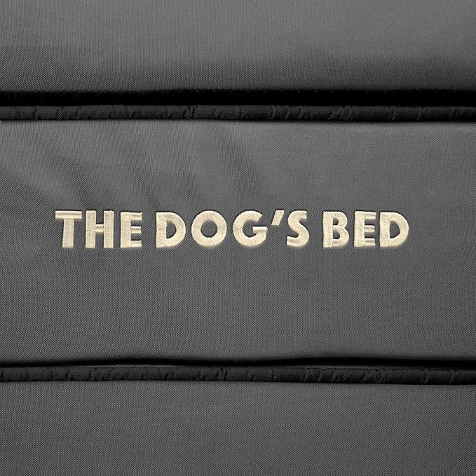 The Dog’s Bed Orthopedic Dog Bed, XXL Grey with Black Trim, Waterproof, Supportive Dog Bed with Washable Replaceable Covers