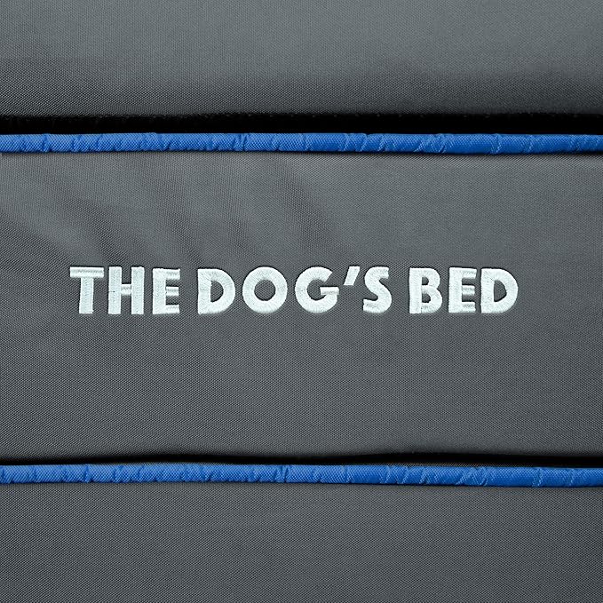 The Dog’s Bed Orthopedic Memory Foam Dog Bed, XXXL Grey/Blue, Pain Relief for Arthritis, Hip & Elbow Dysplasia, Post Surgery, Lameness, Supportive, Calming, Waterproof Washable Cover
