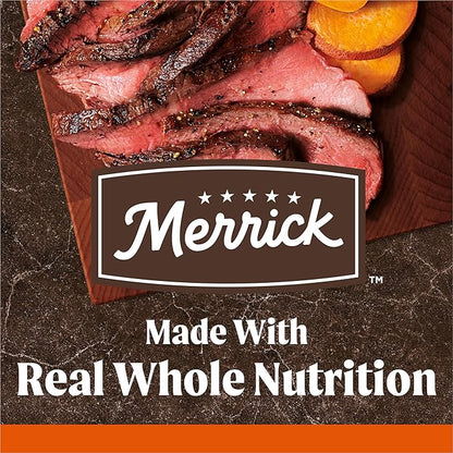 Merrick Premium Grain Free Dry Adult Dog Food, Wholesome And Natural Kibble, Real Texas Beef And Sweet Potato - 30.0 lb. Bag