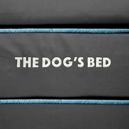 The Dog’s Bed Orthopedic Headrest Dog Bed XXXL Grey/Blue, Memory Foam, Pain Relief for Arthritis, Hip & Elbow Dysplasia, Post Surgery, Lameness, Waterproof Washable Cover